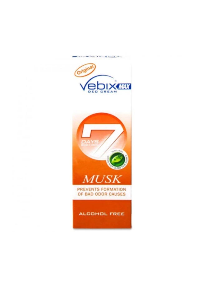 Vebix Musk scented body deodorant 25ml - Image 1
